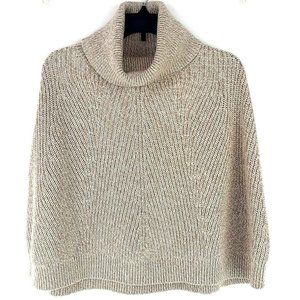 Banana Republic Tan Turtleneck Cape - Sz Large